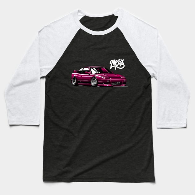 Nissan 240sx Baseball T-Shirt by JDMAPEX